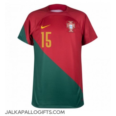 Portugali Rafael Leao #15 Kotipaita MM-kisat 2022 Lyhythihainen